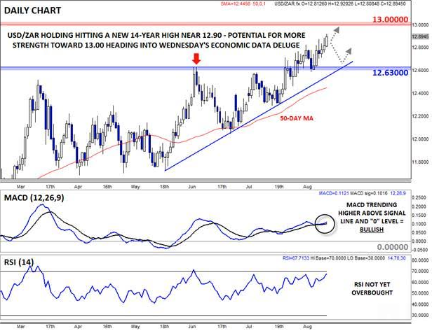 Forex usd zar